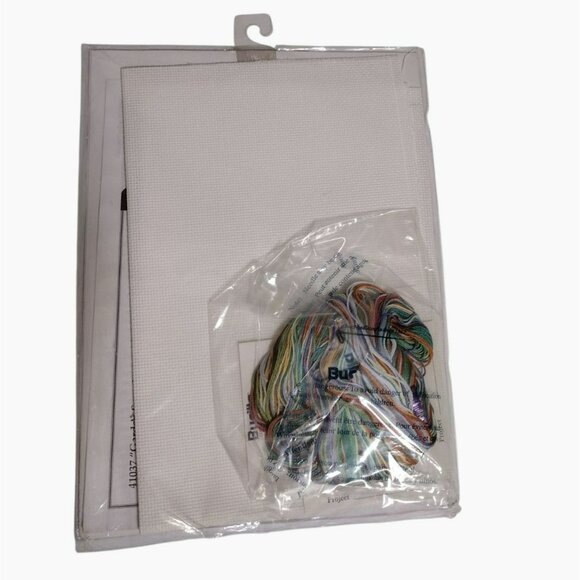 Bucilla Counted Cross-Stitch Kit Garden Sampler 12x18 Nancy Rossi Needlepoint - Picture 2 of 5